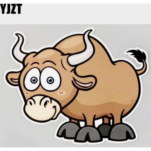 YJZT 13.5CM×11.2CM Cartoon Cute Chick Waterproof PVC Decal Car Sticker 11C-0255