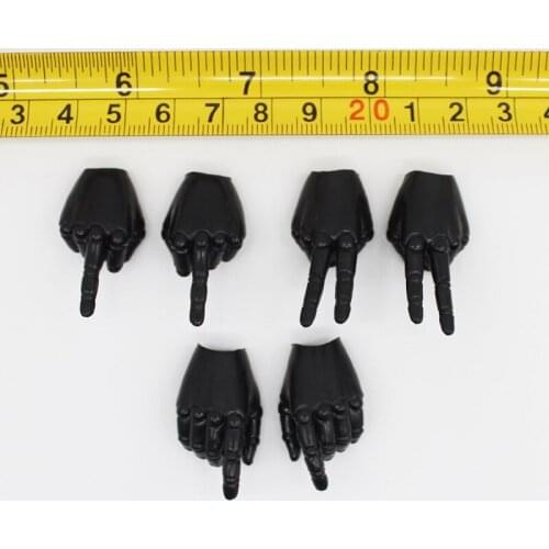 TB84-23/TB75-17 1/6 Soldier Model Male Hand Type Soldier Hand Model Black White 12 Inch Man Puppet Available