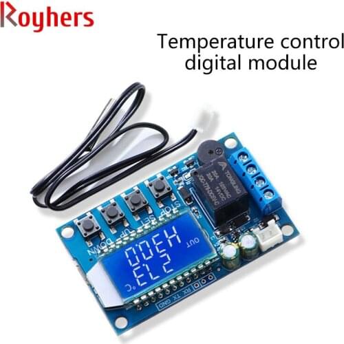 1Pcs ZZ-T01 Digital Thermostat Digital Display Temperature Control Switch Heating And Refrigeration Control Module With Screen
