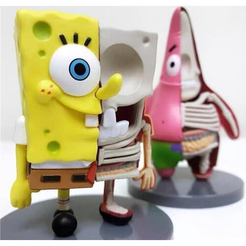 10cm Original MightyJaxx Bob Half Planing Sponge Series Blind Box Toys Doll Bag Caja Ciega Blind Bag Cute Anime Figure Gift