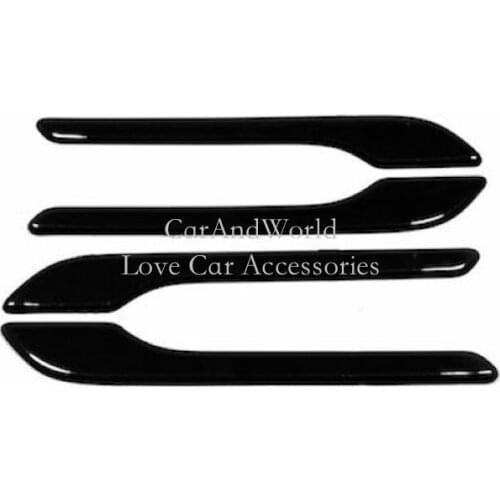 4pcs For 2017-2020 Tesla Model 3 Door Handle Protector Sticker Door Handle Wrap Cover Trims Car Exterior Moulding Accessories