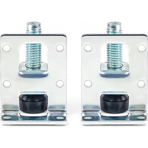 4pcs Wardrobe Adjustable Feet Furniture Leg Fixed Support Cabinet Side-mounted Foot Pad Anti-skid Table Feet Bracket with Screw