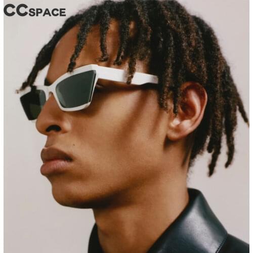 46677 Retro Rimless Sunglasses Fashion Cat Eye Men Women Shades UV400 Vintage Glasses