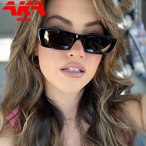 AKAgafas Square Retro Sunglasses Women 2021 Luxury Simple Eyeglasse Women Small Eyewear for Women/Men Mirror Lentes De Sol Mujer