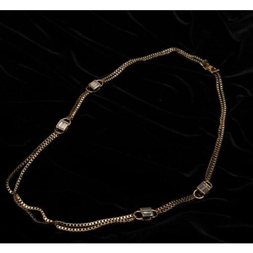 Amorita boutique Geometric metal necklace