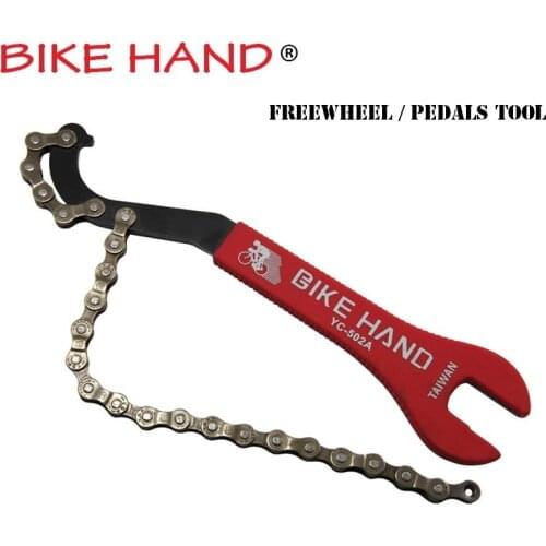 Bike Hand Bicycle Repair Tool Bike Freewheel Remove Installation Tools 15mm 16mm Pedal Wrench Spanner Cassette Flywheel Tool