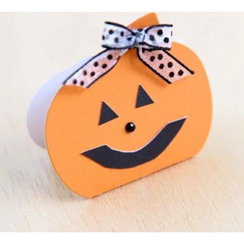 Halloween Pumpkin Metal Cutting Dies Scrapbooking Craft Mold Stencil Handmade Paper Card Make Template Crafts Embossing Die Cuts