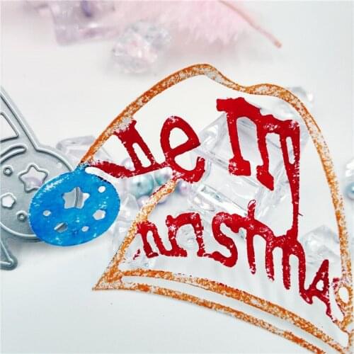 Christmas Hat Metal Cutting Dies Diy Scrapbooking Card Stencil Paper Craft Card Making Handmade Album Handbook Decoration