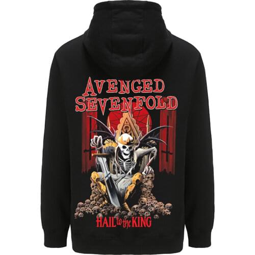 5 kinds harajuku Skull Avenged Sevenfold A7X Rock Hoodies jacket punk hardrock sweatshirt zipper fleece sudadera tracksuit