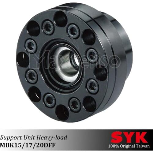 SYK Professional Support Unit Heavy-load MBK15 MBK17 MBK20 for ballscrew TBI sfu Premium CNC Parts NSK TPI Bearing P4 Class