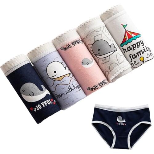 5 Pcs/lot Cotton Underwear Womens Sexy Panties Comfortable Breathable Briefs Calcinhas Lingeries Girls Panty Seamless Boxer
