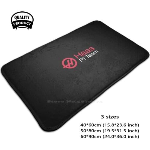 Haas Team Logo Comfortable Door Mat Rug Carpet Foot Pad Haas Haas Gene Haas Guenther Steiner Kevin Magnussen Romain Grosjean