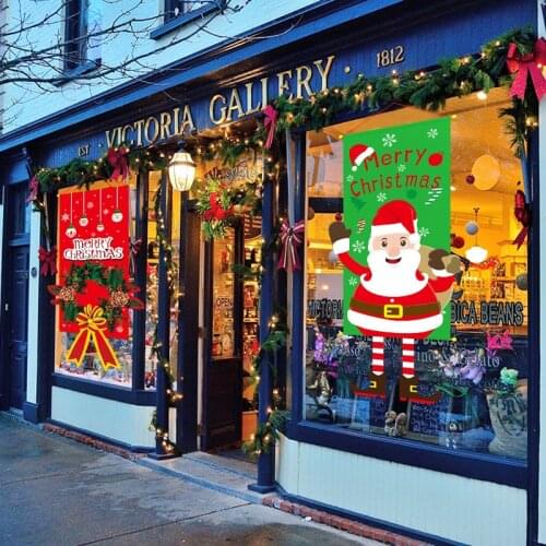 Merry Christmas Decorations For Home 2021 Ornaments Garland New Year Noel Deco Xmas Door Decor Hanging Cloth 2020 Navidad Gifts