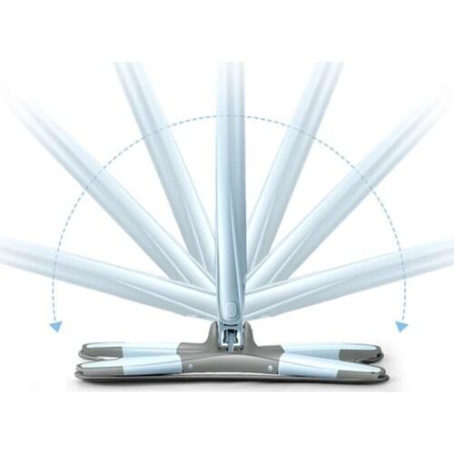 X-type Microfiber Floor Mop Free Hand Washing Flat Mop Wood Floor Cleaning Tool