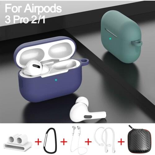 Cute gifts 7Pcs/Set Perfect Case For airpods 2 skins For Apple Air pods 2 Earphone Protective Cover Waterproof Cases accessories