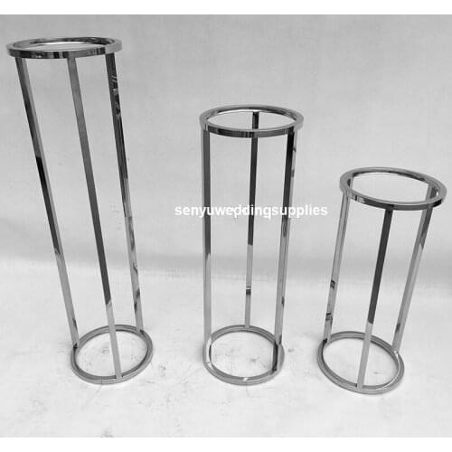 10pcs )Indoor decoration mental colour painted wedding flower arranging stands senyu1507