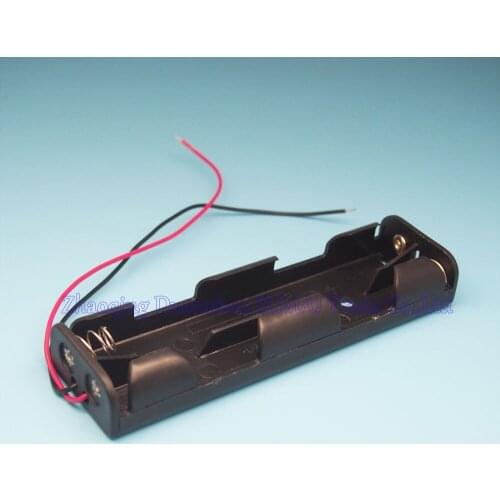 10pcs/lot Long strip AA Battery Holder Battery Case for 4pcs AA Batteries