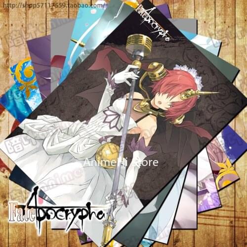 10 pcs/set Anime Frankenstein posters FGO Fate/Apocrypha Servant Berserker wall pictures for Colletion A3 42x29CM Stickers