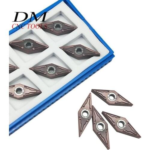 10p VNMG160404/VNMG160408-MA CNC blade 35° Diamond blade VNMG331 cylindrical lathe tools