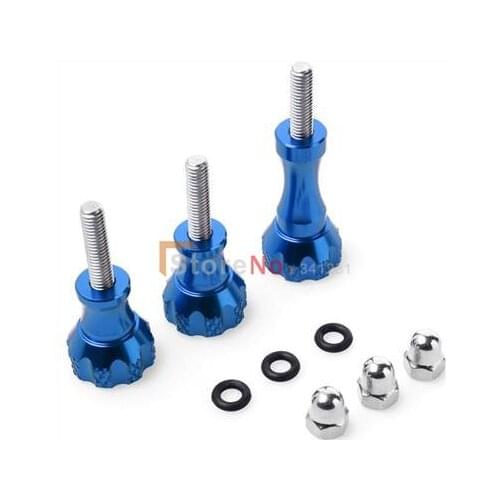 6 pieces/2 lot Stainless Steel Gopro Adjustment Screw For GoPro Hero HD Hero1 Hero2 Hero3