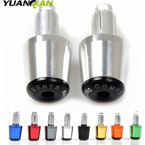 7/8'' 22mm CNC Aluminum motorcycle handlebar hand handle bar grips ends For bmw S1000R R1200ST R 1200ST R 1200 ST 2006- 2017 mt
