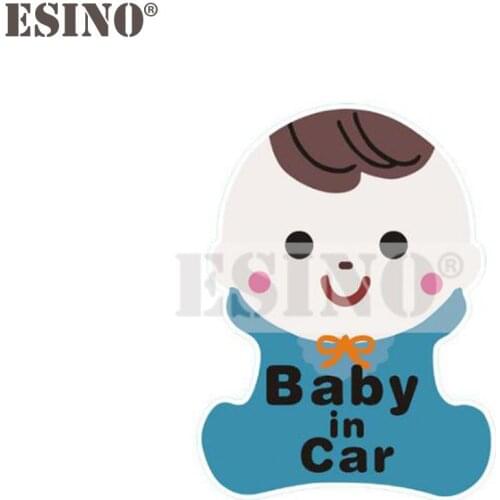 Lovely Car-styling Car-covers Warmiing Baby in Car Stickers Car Decal for Toyota Ford Chevrolet VW Tesla Honda Hyundai Kia Lada