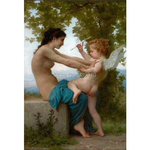 Free shipping classical angel canvas prints oil painting religion painting prited on canvas hotel decoration picture