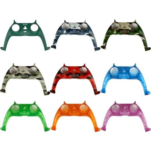 Game Controller Handle Front Middle Housing Shell for Sony PS5 Gamepad Decorative Strip Skin Case Cover Faceplate Repair Parts