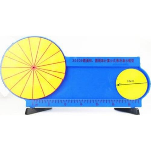 Circumference Ratio Calculation Formula Derivation Demo Model Circular Area Circumference Math Teaching Aids Children Souptoys
