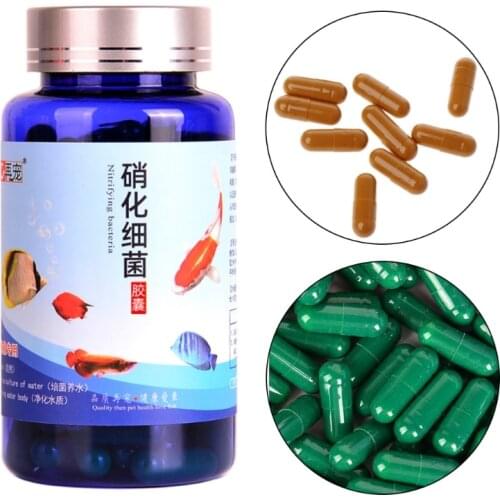 20/30/50/80/100 Pcs Aquarium Nitrifying Bacteria Concentrated Capsule Fish Tank Pond Cleaning Fresh Water Supplies