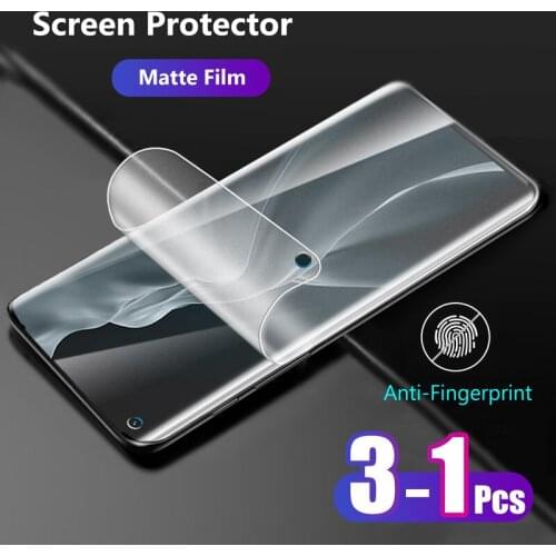 For Xiaomi Mi 11 Ultra Pro Lite Full Cover Matte Real Soft Hydrogel Film No Fingerprint Frosted Game Screen Protector Not Glass