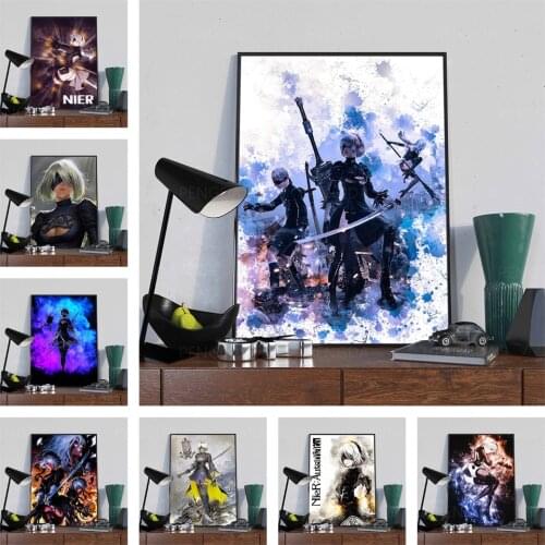 Modular Canvas Nier Automata Home Decor Prints Japanese Anime Painting Poster Modern Wall Art Picture For Living Room No Frame
