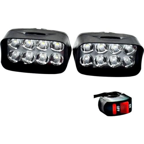 Motorcycle auxiliary work light 12w Motorbike headlight super bright driving fog lamp headlamp 6000K Moto spotlight accessories