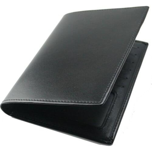 Men Luxury Genuine Leather Cow Wallets Calfskin MMBB M Size Passport Holder Business Travel Goods Option Hot