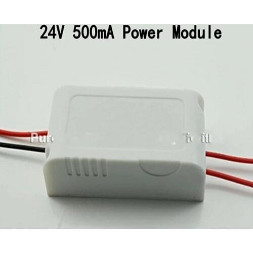 New 1pcs AC220V-DC24V 500mA 12W Power supply Isolated switch power supply module With cable case 220 to 24v board LED l1212