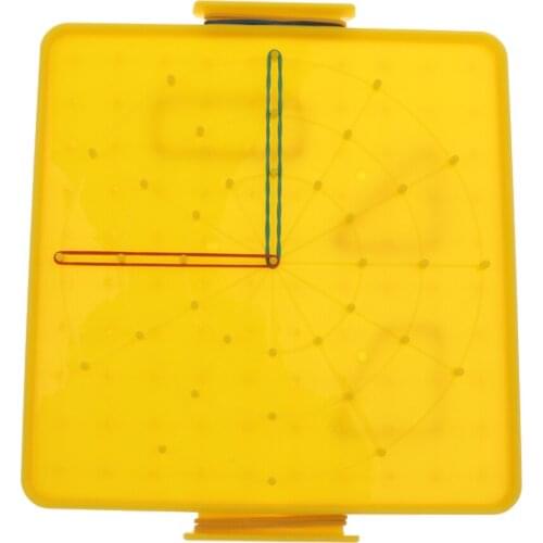 4 Colors Plastic Nail Board Plate Primary Mathematics Teaching Tool for Children Kids Early Education Math Toy
