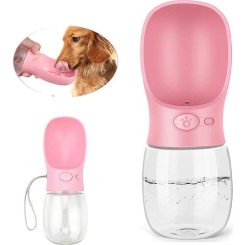 Portable water bottle for small and large dogs Drinking water bowl for cats and puppies Pet water dispenser for convenient pet s