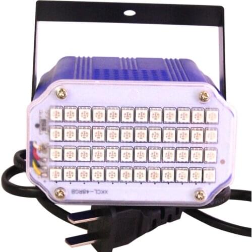 10PCS Professional LED Stage Lights Sound Control Effect Party mini room strobe Light for DJ Disco Party KTV Club super bright