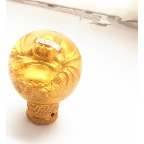 Car styling personality shift head / laugh Buddha Maitreya Gear shift knob / universal shift lever