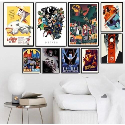 Abstract Anime Role Character Hero Comic Canvas Painting Wall Art Prints Poster Wall Pictures For Home Room Decor (No Frame)