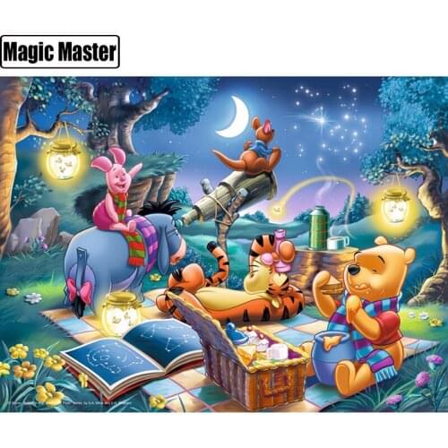 Diamond Mosaic 5D DIY Diamond Painting Cross Stitch Forest Banquet Diamond Embroidery Classic Rhinestone Painting Christmas