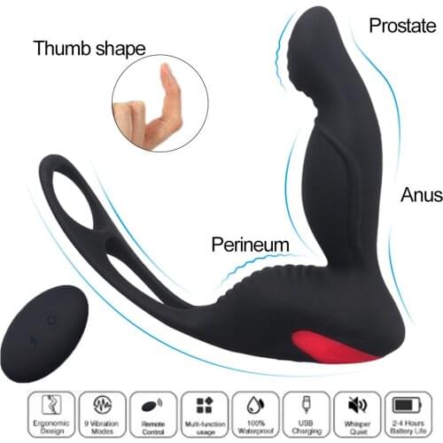 Anal Plug Prostate Massager Stimulator Butt Plugs Sex Toys for Adults Men Gay Erotic Consolador Sexshop 18 years Male Vibrator