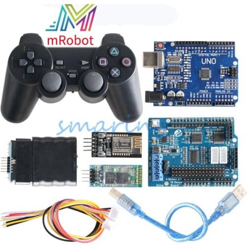 1 set PS2 Wireless Remote Control Handle Bluetooth Controller Kit Motor Drive Board UNO Development Board For Arduino RC Rob