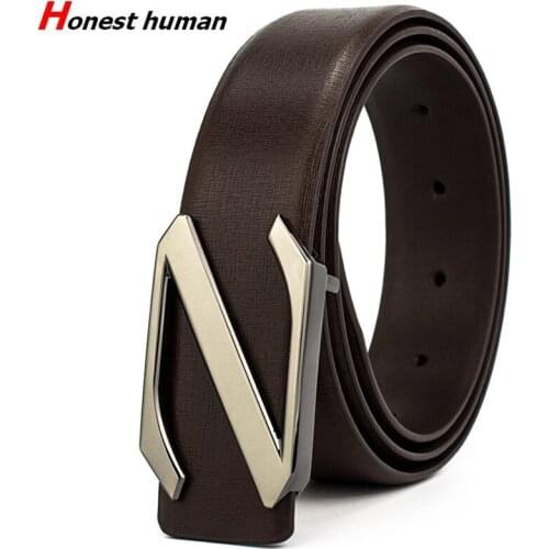 Кожаные ремни для мужчин Honest human China At AliExpress