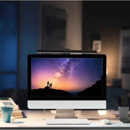 LX9B Screen Bar Desk Lamp Computer Laptop 3 Colors Stairless Dimming Hanging Table Lamp for LED Monitor Screen Light Reading