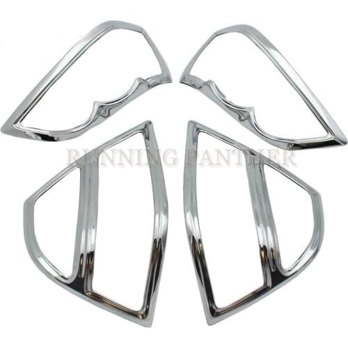 Motorcycle Chrome Fairing Saddlebag Light Accents For Honda Goldwing 1800 GL1800 2001-2011