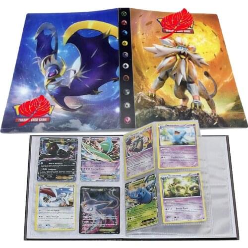 New Pokemon Game Cards Album Book Cool Collections Cartoon 144/240Pcs GX EX VMAX Best Collection Folder Holder Children Toy Gift