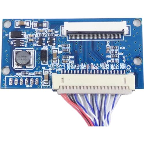 New LVDS to TTL Converter Board DF14 20Pin 1ch 8bit to 40Pin EJ070NA-01J EJ080NA-04C LCD Panel