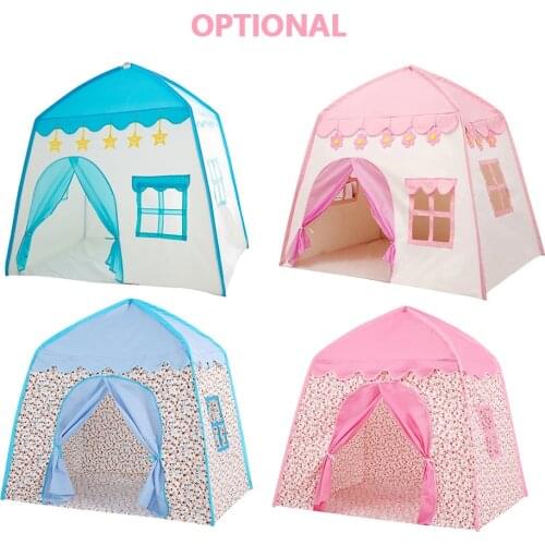 Tent Childrens Tent Indoor Outdoor Games Garden Trip Princess Castle Folding Cubby Toys Tents Teepee Playhouse Tent for Kids