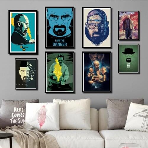 Perfect JL Breaking Bad Classic TV Series Shows Art Painting Poster Home Decor wall stickers